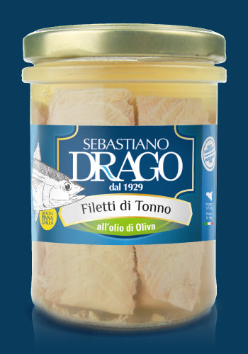 Sebastiano Drago Tuna Filletts in Olive Oil 200g