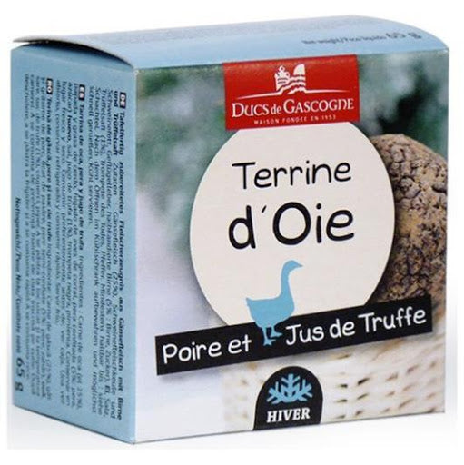 Goose terrine, pear and truffle juice 65g - Ducs de Gascogne