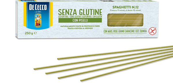 De Cecco Gluten Free Spaghetti with Peas 250g