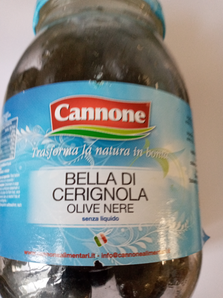 Cannone Black Olives 1062g