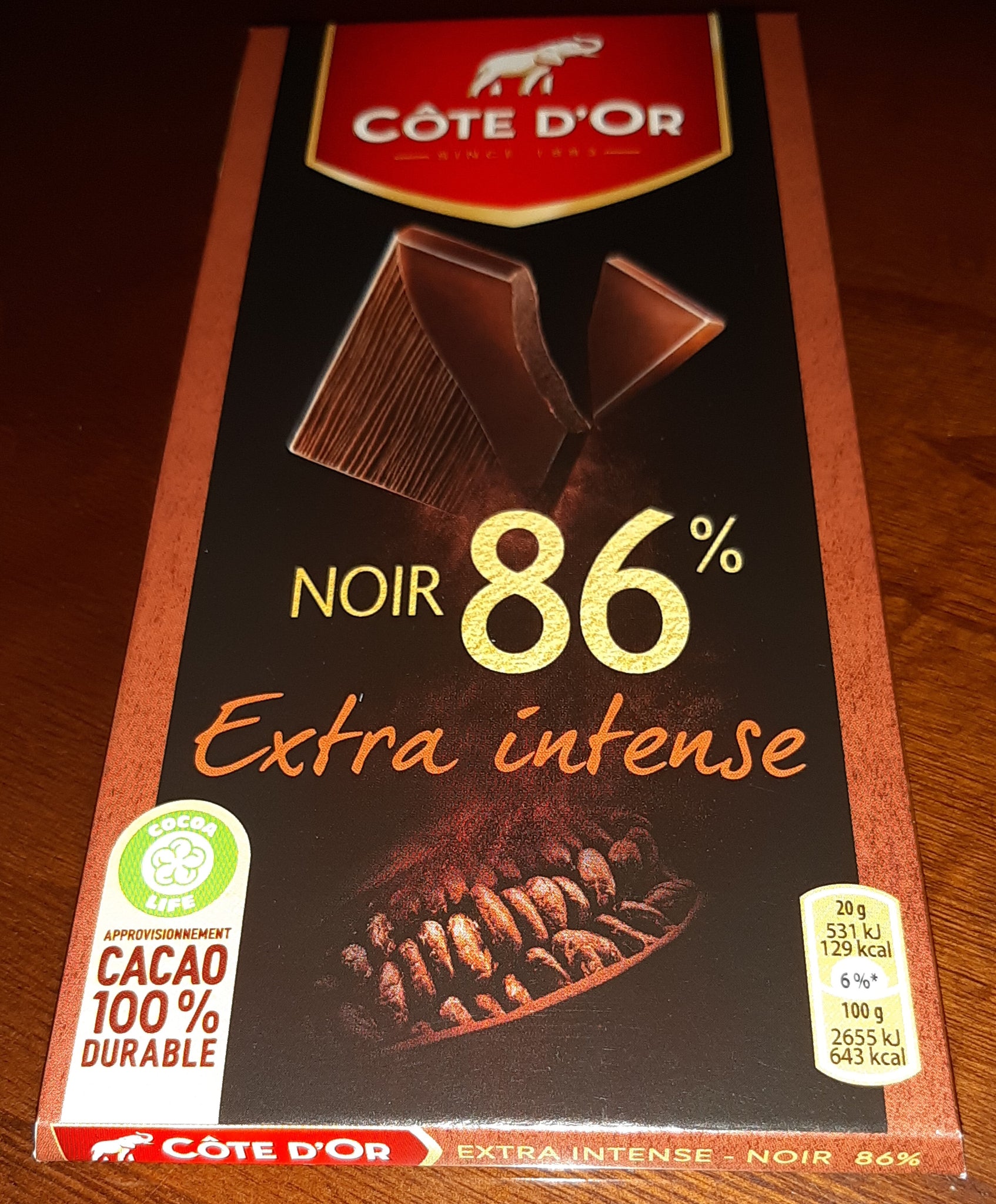 Cote D'Or Extra Intense Chocolate 200g