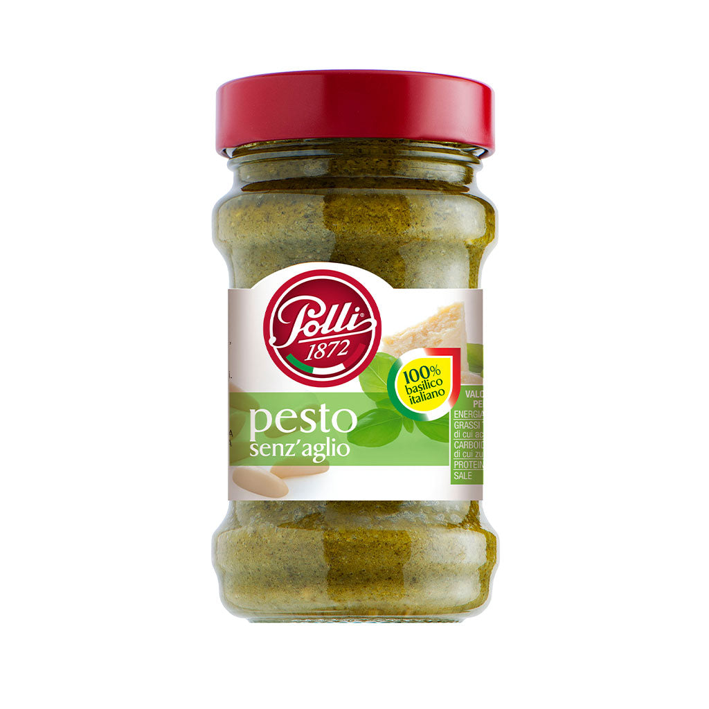 Polli Senzaglio Pesto (Basil Pesto without Garlic ) 190g