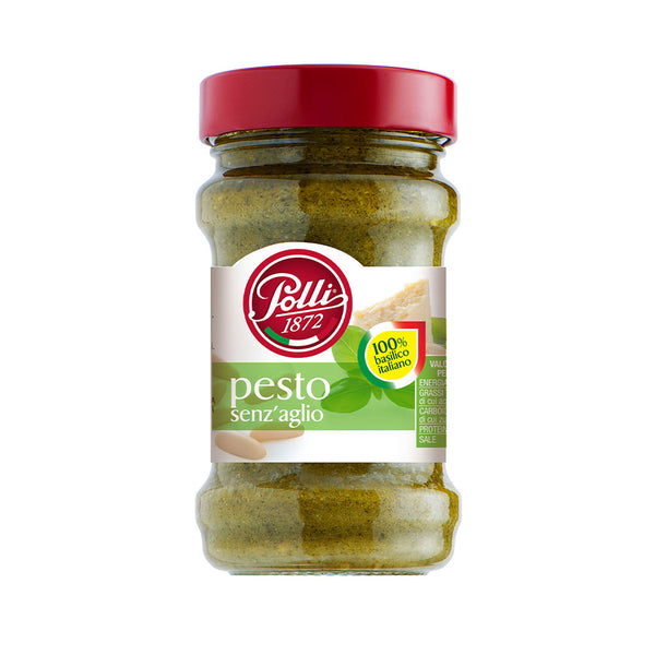 Polli Senzaglio Pesto (Basil Pesto without Garlic ) 190g