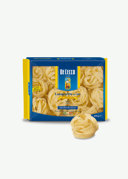 De Cecco Lasagnette Nidi Semola   No 202     500g