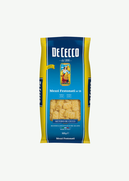 De Cecco Mezi Festonati Pasta  No 21   500g