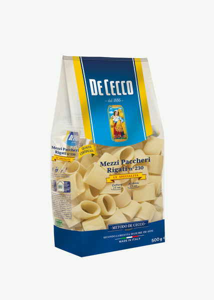 De Cecco Mezzi Paccheri No 225     500g