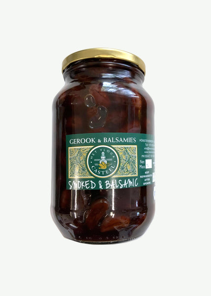 Het Vlock Casteel Kalamata Olives Smoked and Balsamic 1L