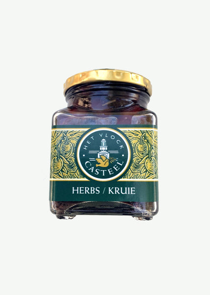 Het Vlock Casteel Kalamata olives with Herbs 260ml