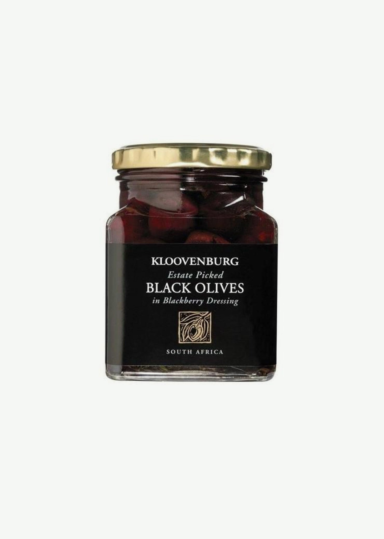 Kloovenburg Black Olives in Blackberry Dressing     265g