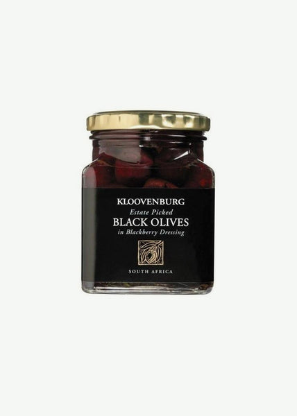 Kloovenburg Black Olives in Blackberry Dressing     265g