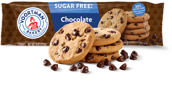 Voortman Sugar Free Chocolate Chip Cookies 227g