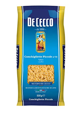De Cecco Conchigliette Piccole Pasta No 53  500g