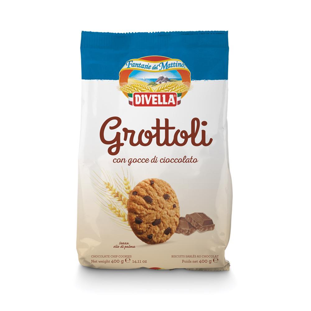 Divella Grottoli Chocolate Chip Cookies 400g