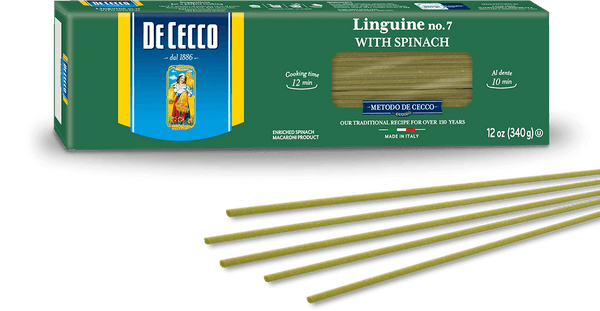 De Cecco Linguine With Spinach No 7 500g