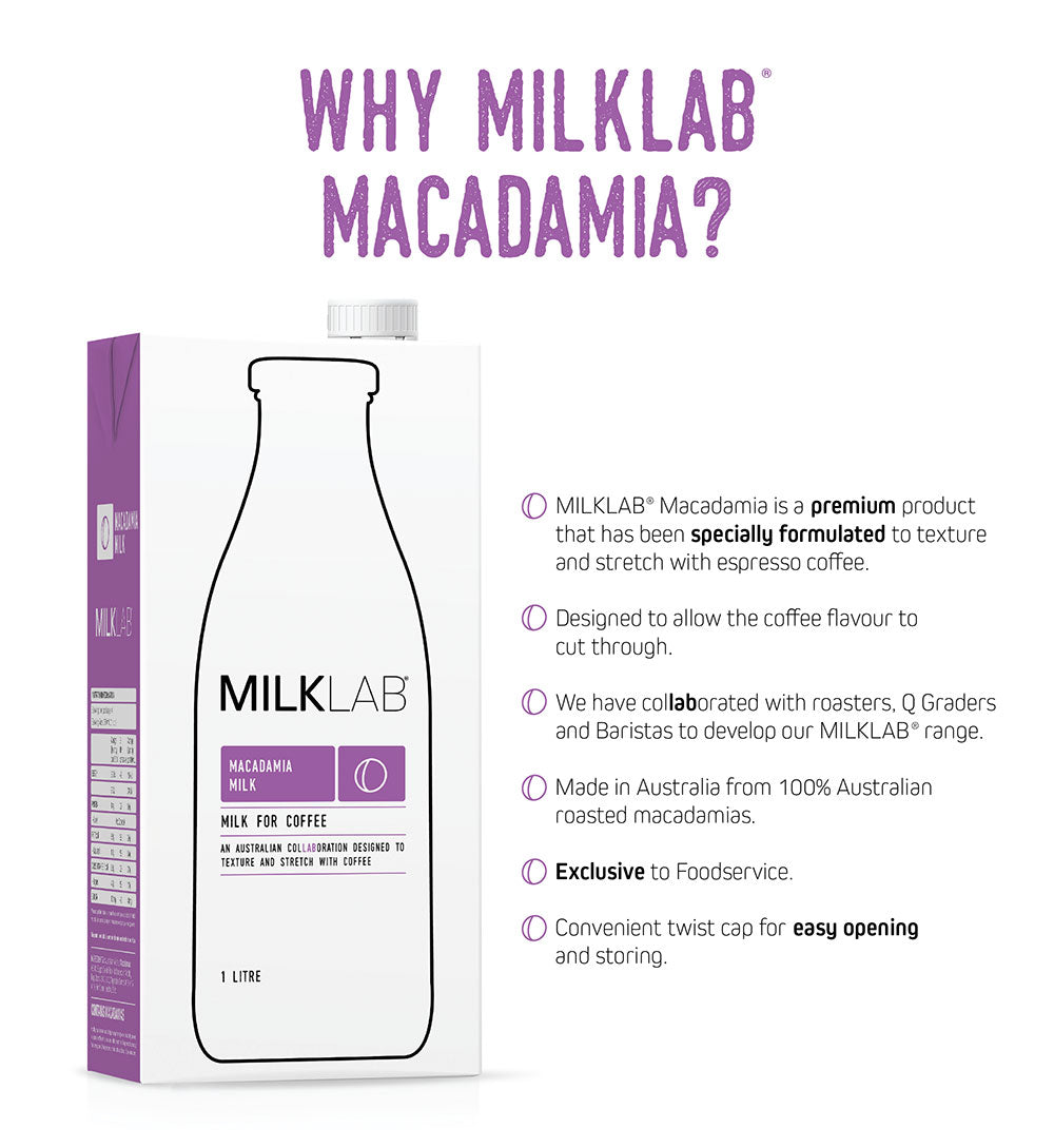 Milklab Macadamia Milk 1 Litre
