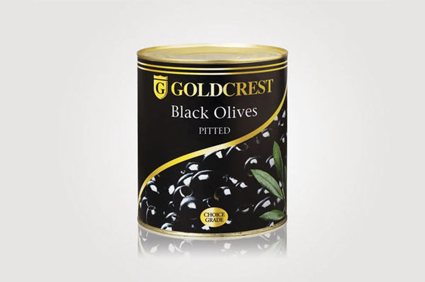 Goldcrest Pitted Black Olives 2.95kg