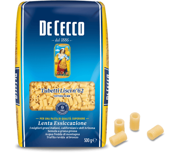 De Cecco Tubetti Lisci no 62 500g