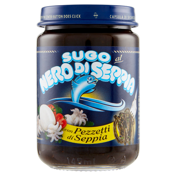 Lisola D'oro Sugo Nero Di Seppia (Black Cuttlefish Ink) 130g