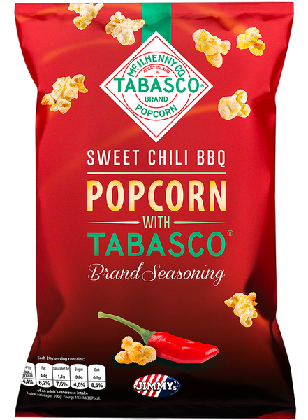 Mcilhenny Co Tabasco Sweet Chilli BBQ Popcorn 90g