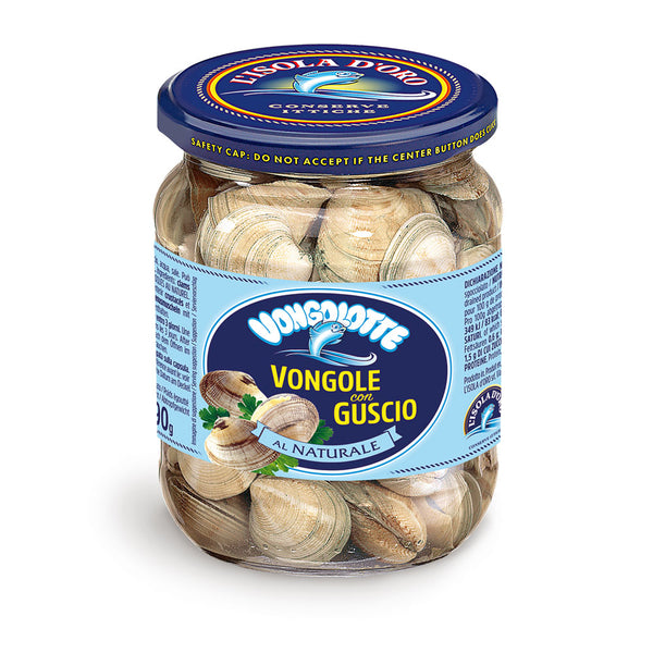 Lisola D'oro Clams with Shells 700g