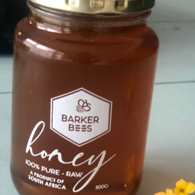 Barker Bees Honey 100% Raw Honey 500g