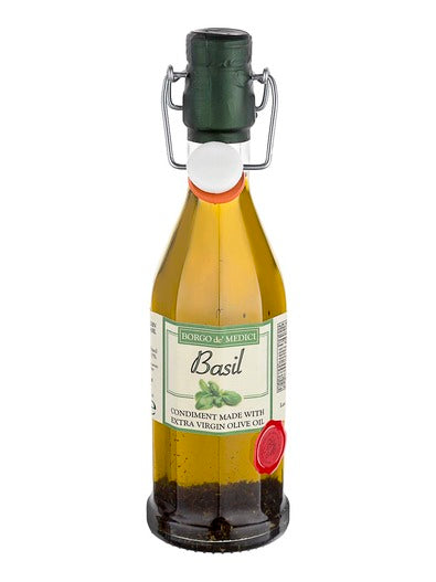 Borgo de Medici Olive Oil Basil Infused Italian 250ml