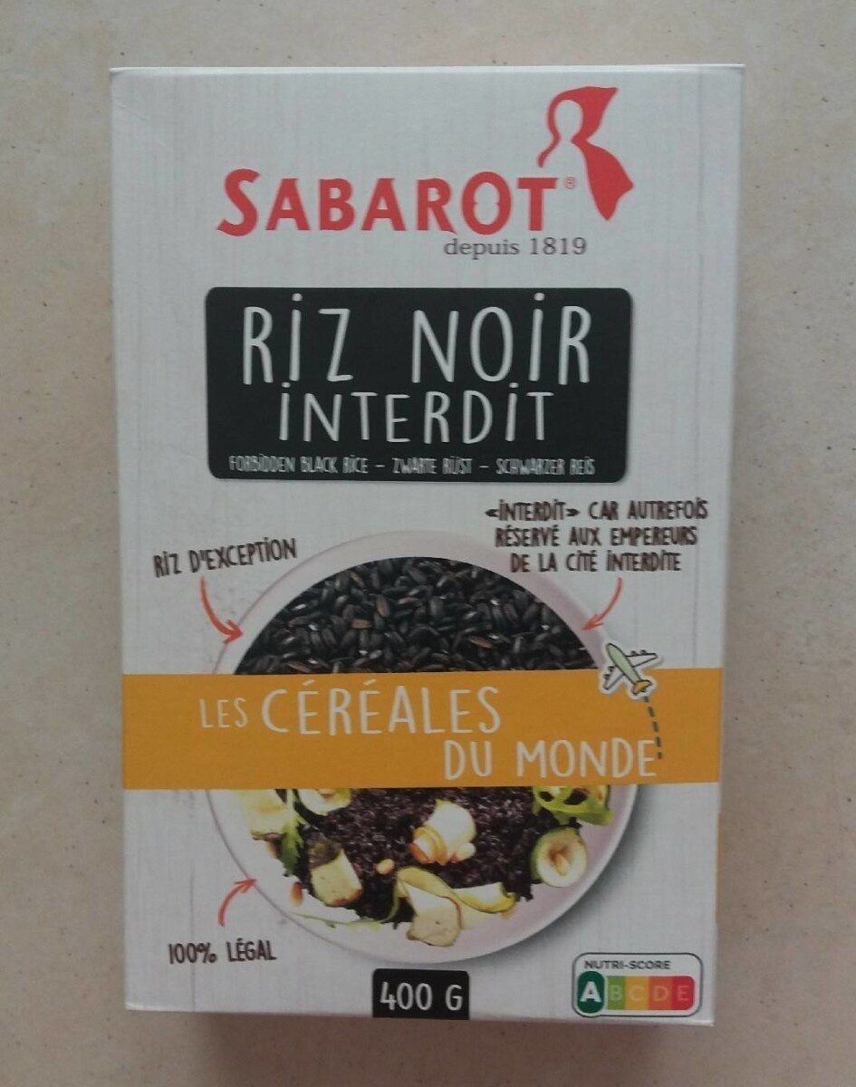 Sabarot Black Rice 400g
