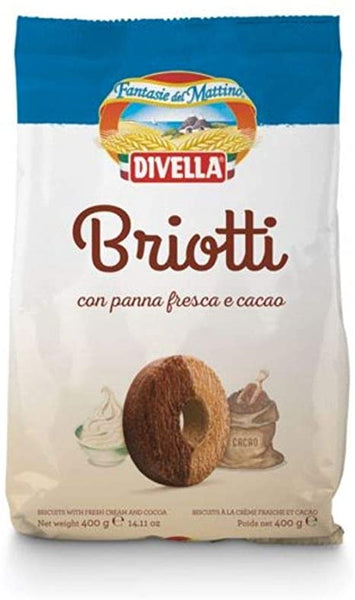 Divella Briotti Biscuits with Cream and Cocoa  400g