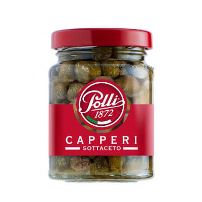 Polli Capperi (capers in Wine Vinegar) 100g
