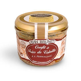 Jean Brunet Chicken Liver Confit with Armagnac 320g