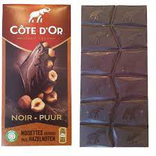 Cote D'Or Dark Chocolate with Hazelnuts 180g