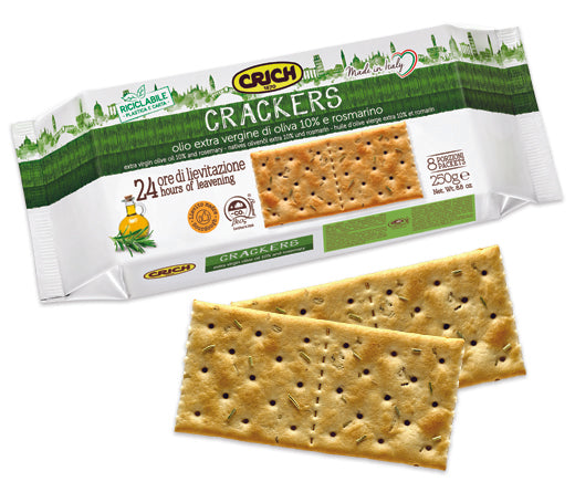 Crich Crackers with Olive Oil and Rosemary 250g