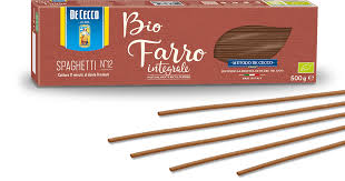 De Cecco Bio Farro Wholewheat Spaghetti No 12 500g