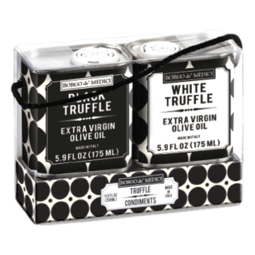 Truffle Extra Virgin Olive Oil "White & Black) by Borgo de' Medici