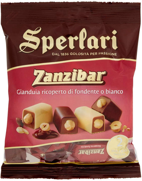 Sperlari Zanzibar with Milk and Vanilla Chocolate and Hazelnut (Pkt)