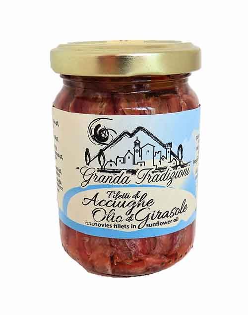 Anchovies in Sunflower Oil 156g