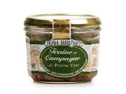Jean Brunet Farmhouse Pate with Green Pepper 180g