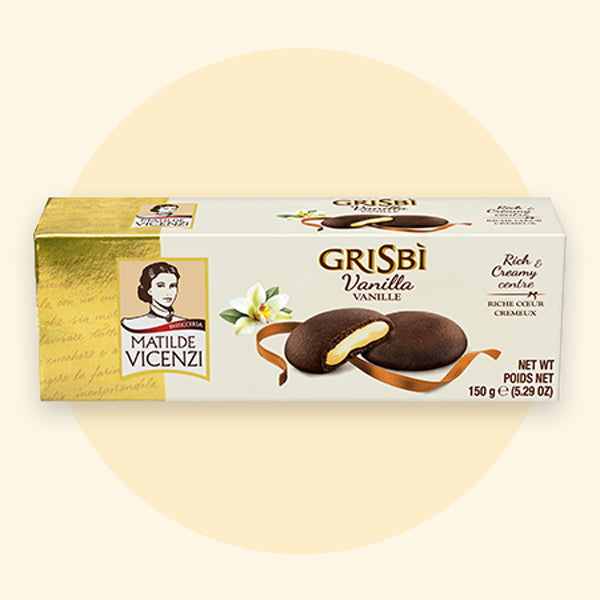 Matilde Vicenzi Grisbi Vanilla Biscuits with Chocolate Outer 150g