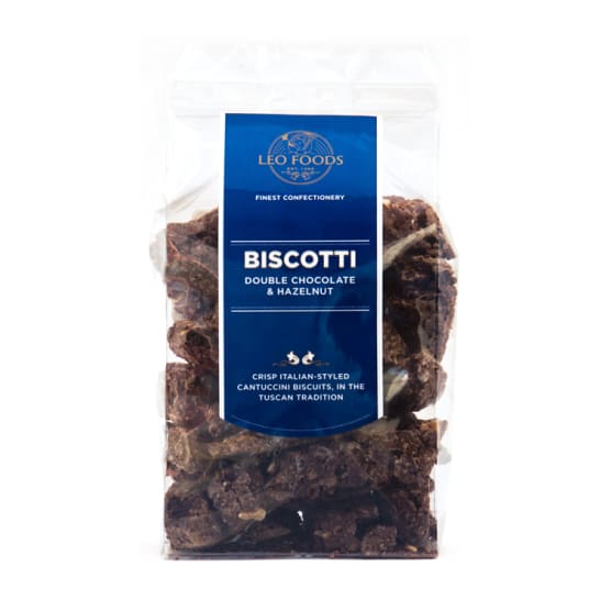 Leo Foods Double Choc Hazelnut Biscotti 180g