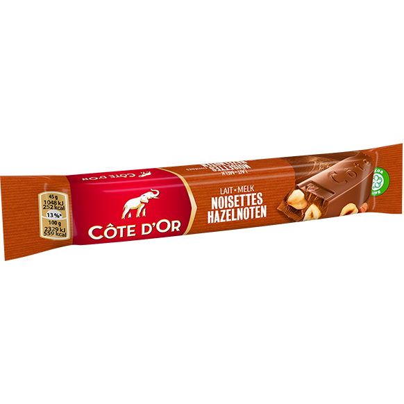 Cote D'Or Belgium Chocolate with Hazelnut 45g