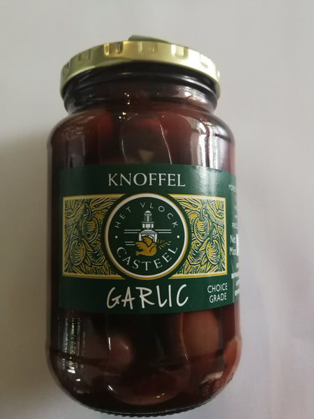 Het Vlock Casteel Garlic Olives 375ml