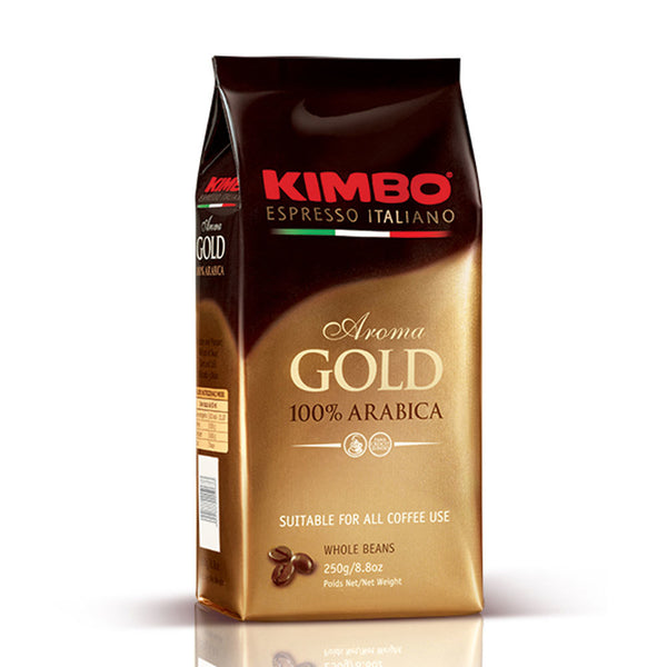 Kimbo Aroma Gold 100% Arabica Whole Beans 250g