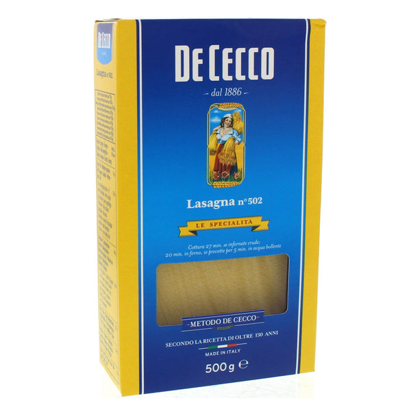 De Cecco Lasagna Sheets No502 .  500g