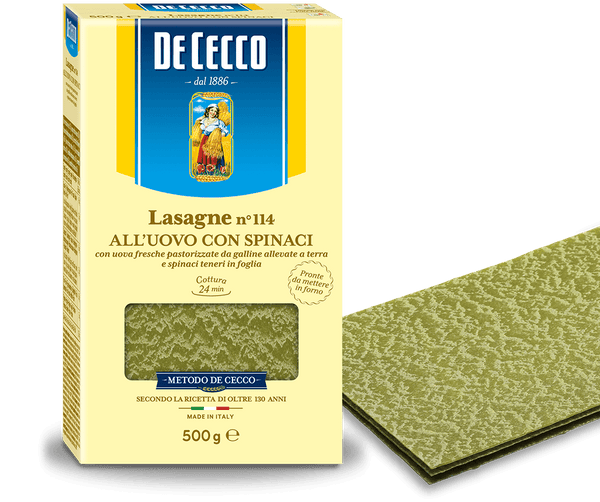 De Cecco Lasagne  Spinacin114 500g