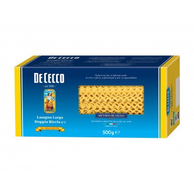 De Cecco Larga Doppia Riccia Lasagne No 1    500g