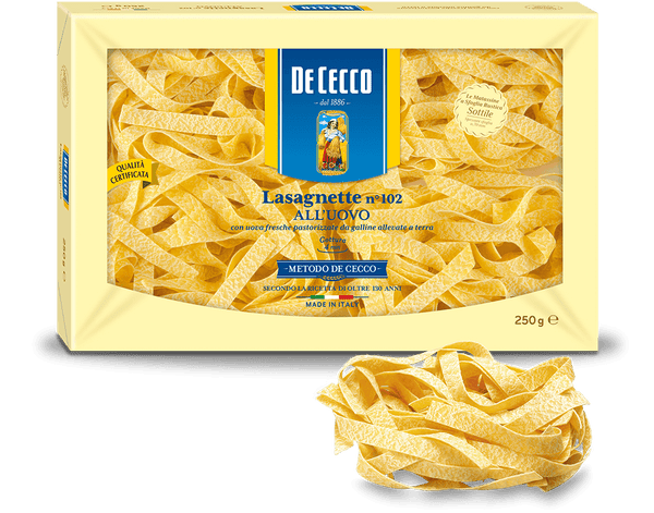 De Cecco Egg Lasagnette Pasta No 102    250g