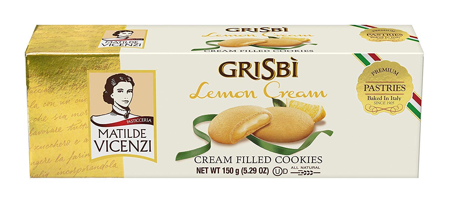 Matilde Vicenzi Grisbi Lemon Cream Biscuits 150g