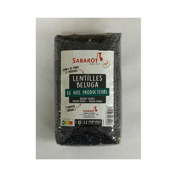 Sabarot Black Beluga Lentils 1kg