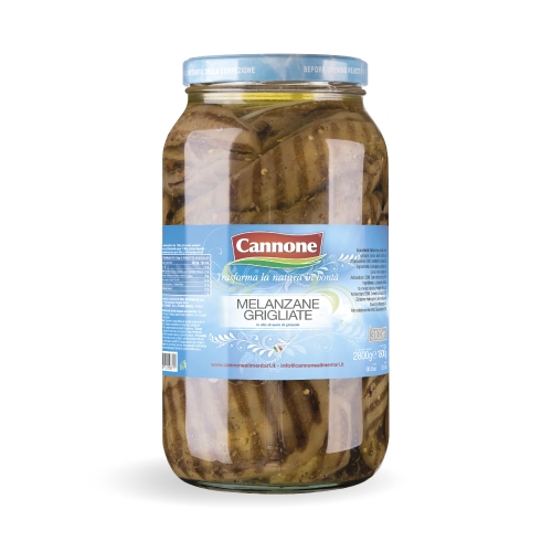 Cannone Grilled Aurbergine Slices in Sunflower Oil 314g