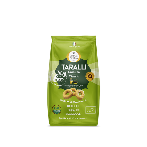 Taralli Classic Organic Italian Snack 200g